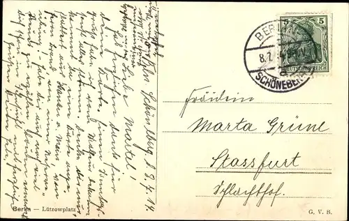 Ak Berlin Tiergarten, Lützowplatz