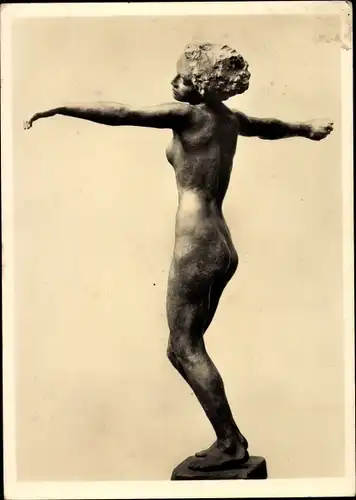 Ak Plastik von Georg Kolbe, Tänzerin