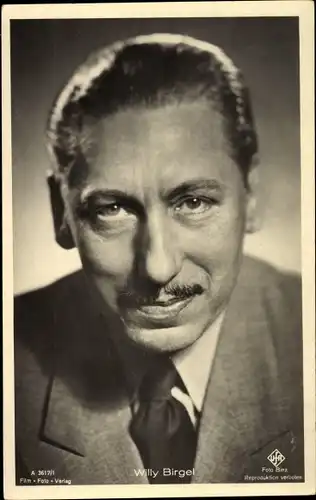 Ak Schauspieler Willy Birgel, Portrait