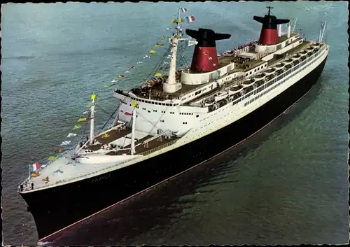 Ak Paquebot France, CGT French Line, Passagierschiff