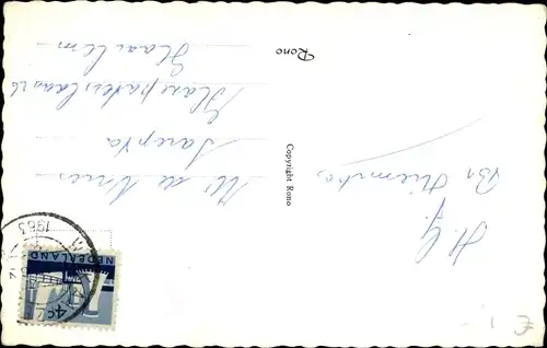 Ak Reiher mit Eiern im Nest