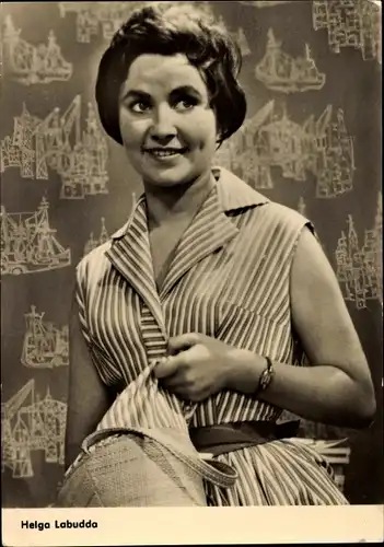 Ak Schauspielerin Helga Labudda, Progress Starfoto