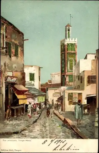 Ak Tanger Marokko, Rue principale