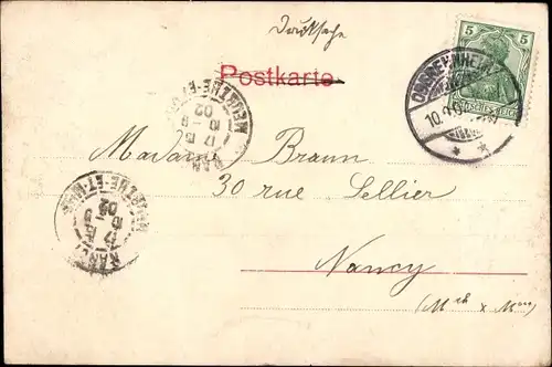 Ak Obernai Oberehnheim Elsass Bas Rhin, Rathaus