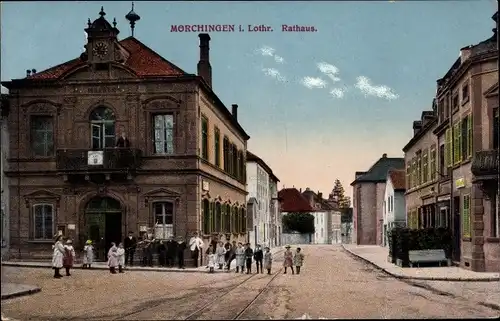 Ak Morhange Mörchingen Lothringen Moselle, Rathaus