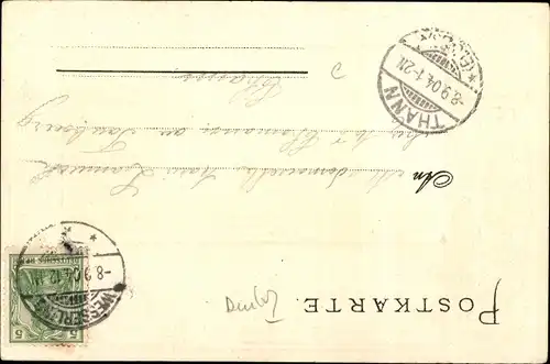 Präge Litho Oderen Odern Elsass Haut Rhin, Kirche