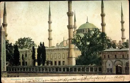 Ak Konstantinopel Istanbul Türkei, Mosquee du Sultan Ahmed