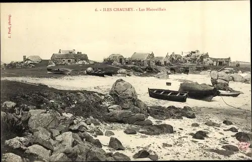 Ak Îles Chausey Manche, Les Blainvillais