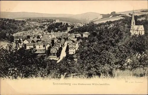 Ak Sonnenberg Wiesbaden in Hessen,  Sonnenberg vom Restaurant Wilhelmshöhe