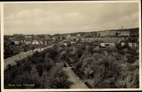 Ak Halmstad Schweden, Panorama