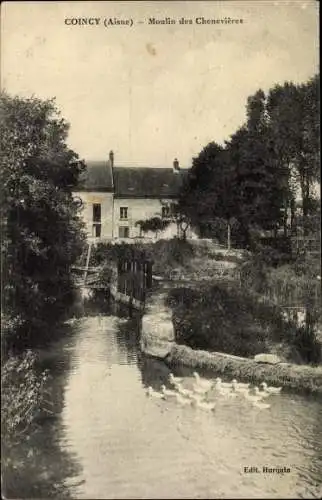 Ak Coincy Aisne, Moulin des Chenevieres