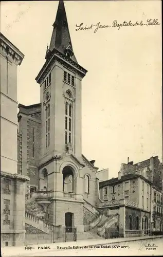 Ak Paris XV Vaugirard, Nouvelle Eglise de la rue Dutet