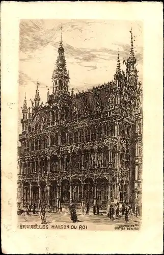 Künstler Litho Bruxelles Brüssel, Maison du Roi