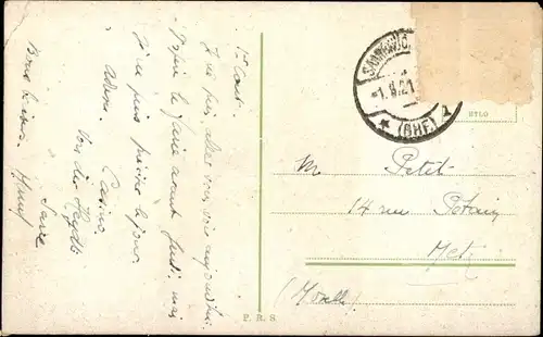 Ak Saarbrücken a.d. Saar, Bahnhof