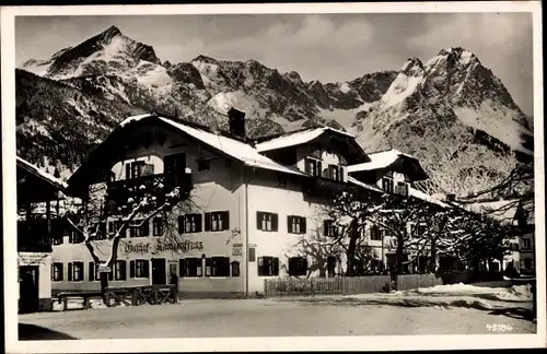 Ak Garmisch Partenkirchen in Oberbayern, Gasthof Kainzenfranz