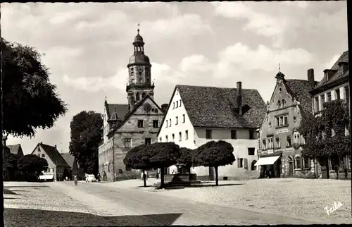 Ak Altdorf bei Nürnberg in Mittelfranken Bayern, Marktplatz