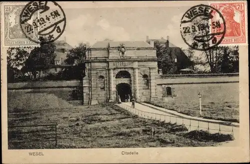 Ak Wesel am Niederrhein, Citadelle