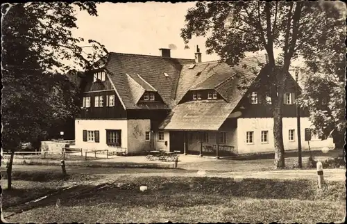 Ak Jöhstadt im Erzgebirge Sachsen, Blick auf den Berghof, Erich Bohring