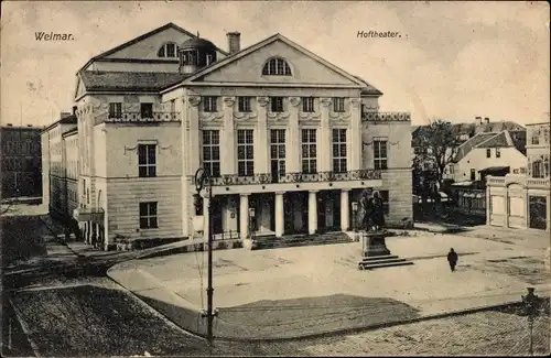 Ak Weimar in Thüringen, Hoftheater