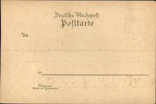 Litho Magdeburg an der Elbe, Hasselbachplatz, Der Breite Weg