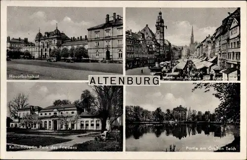 Ak Landpoststempel Altenburg Drescha (Bz. Leipzig)