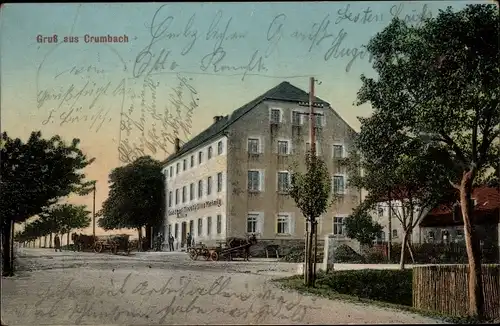 Ak Krumbach Lichtenau Sachsen, Gasthaus Tivoli