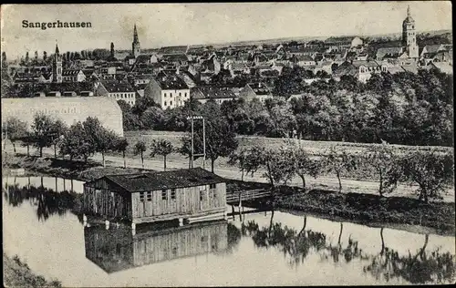 Ak Sangerhausen in Sachsen Anhalt, Gesamtansicht der Stadt, Rodewald