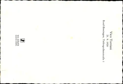 Ak Schauspieler und Sänger Vico Torriani, Portrait mit Gitarre