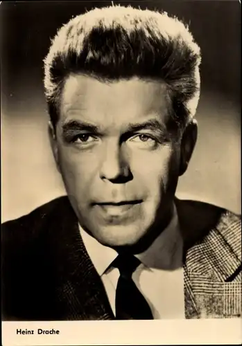 Ak Schauspieler Heinz Drache, Portrait