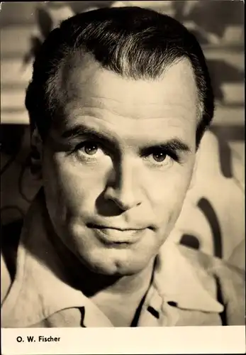 Ak Schauspieler O.W. Fischer, Portrait