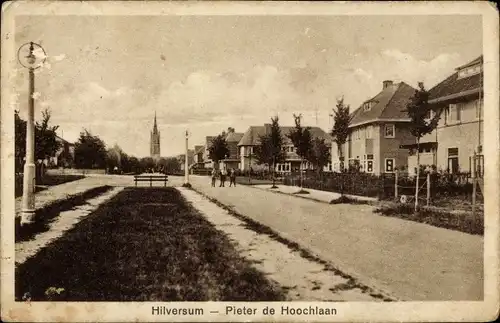 Ak Hilversum Nordholland Niederlande, Pieter de Hoochlaan