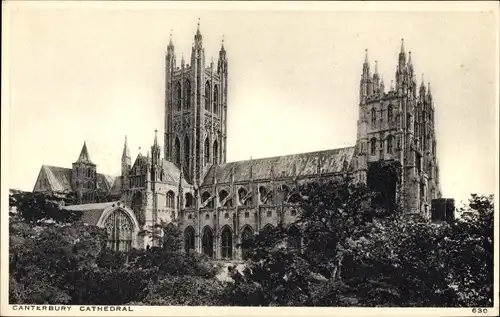 Ak Canterbury Kent England, Cathedral