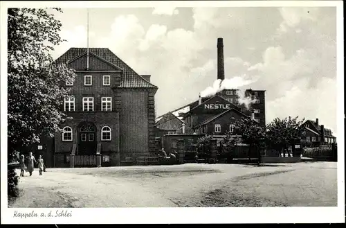 Ak Kappeln an der Schlei, Nestle Fabrik