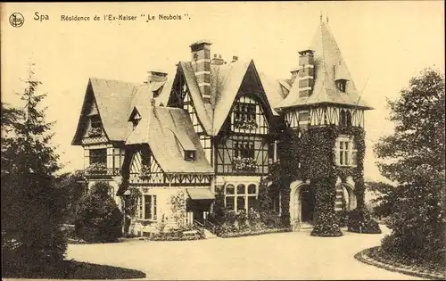 Ak Spa Wallonien Lüttich, Residence de l´Ex Kaiser, Le Neubois