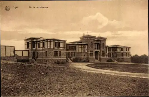 Ak Spa Wallonien Lüttich, Tir de Malchamps