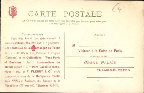 Ak Bordeaux Gironde, fêtes Fédérales et Présidentielles 1905, La Garonne le jour de l'Arrivée