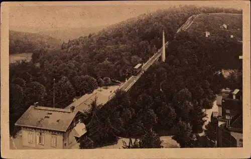 Ak Wiesbaden in Hessen, Nerobergbahn mit Neroberg