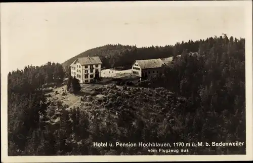 Ak Blauen Badenweiler im Schwarzwald, Hotel und Pension Hochblauen