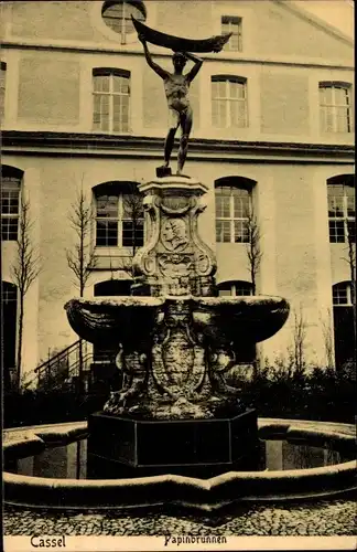 Ak Kassel in Hessen, Papin-Brunnen