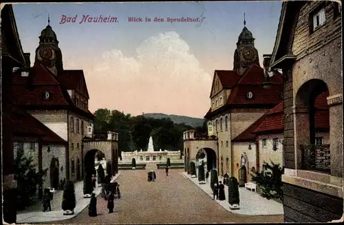 Ak Bad Nauheim in Hessen, Sprudelhof