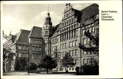 Ak Berlin Pankow, Carl-von-Ossietzky-Oberschule