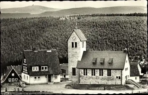 Ak Neuschulenberg Schulenberg Clausthal Zellerfeld im Oberharz, Gaststätte Glückauf