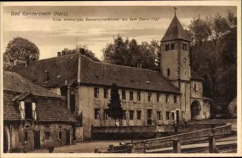 Ak Clus Bad Gandersheim am Harz, ehemaliges Benediktinerkloster aus dem Jahre 1127
