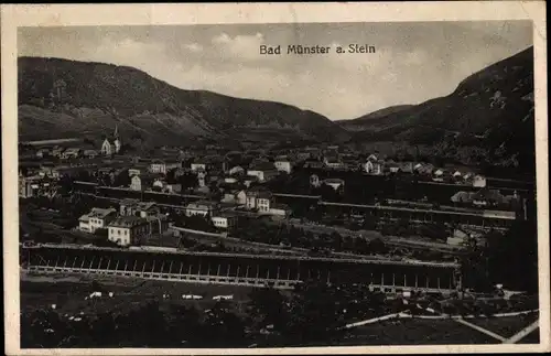 Ak Bad Münster am Stein Ebernburg, Gesamtansicht