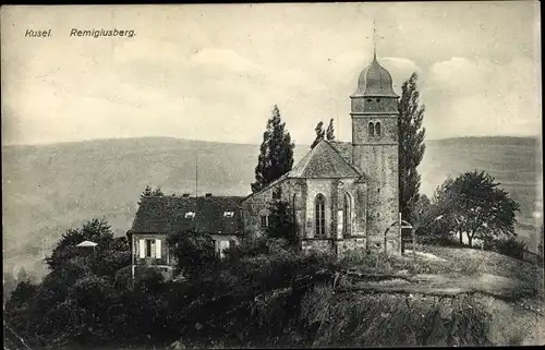 Ak Kusel am Kuselbach Rheinland Pfalz, Partie auf dem Remigiusberg