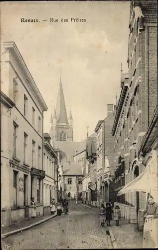 Ak Ronse Renaix Ostflandern, Rue des Pretres