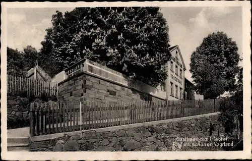 Ak Pöhl Vogtland, Gasthaus zum Triebtal