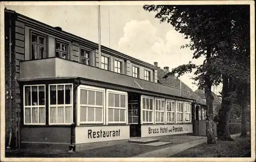 Ak Ostseebad Dierhagen, Hotel und Pension Bruss