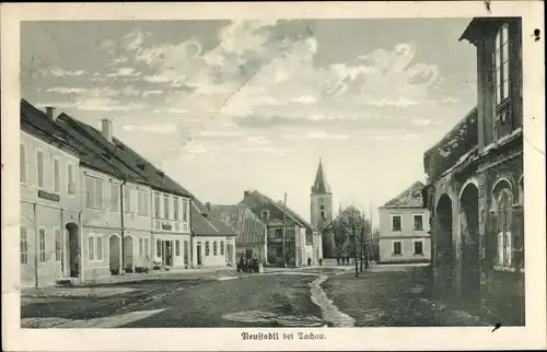 Stráž u Tachova Neustadtl bei Tachau Reg. Pilsen, Straßenpartie