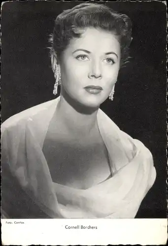 Ak Schauspielerin Cornell Borchers, Portrait